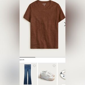 J. Crew brand new linen tee bundle